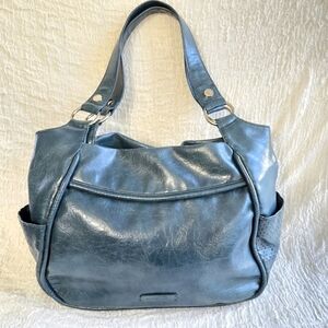 Nine WEST HandBag Green ‎ Size L Tote Chic Casual  Y2K W16" x H11" x D5"